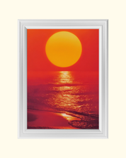 RED SUNSET art print