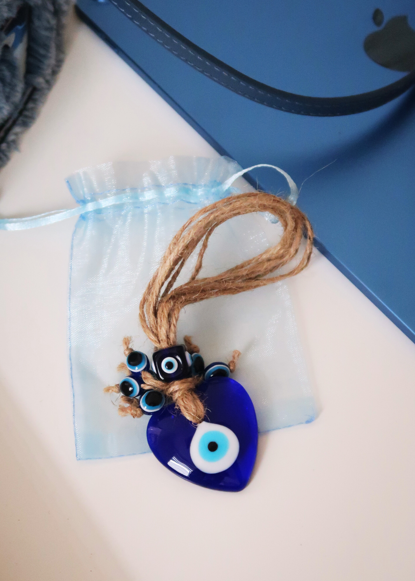 EVIL EYE SMALL HEART sklo