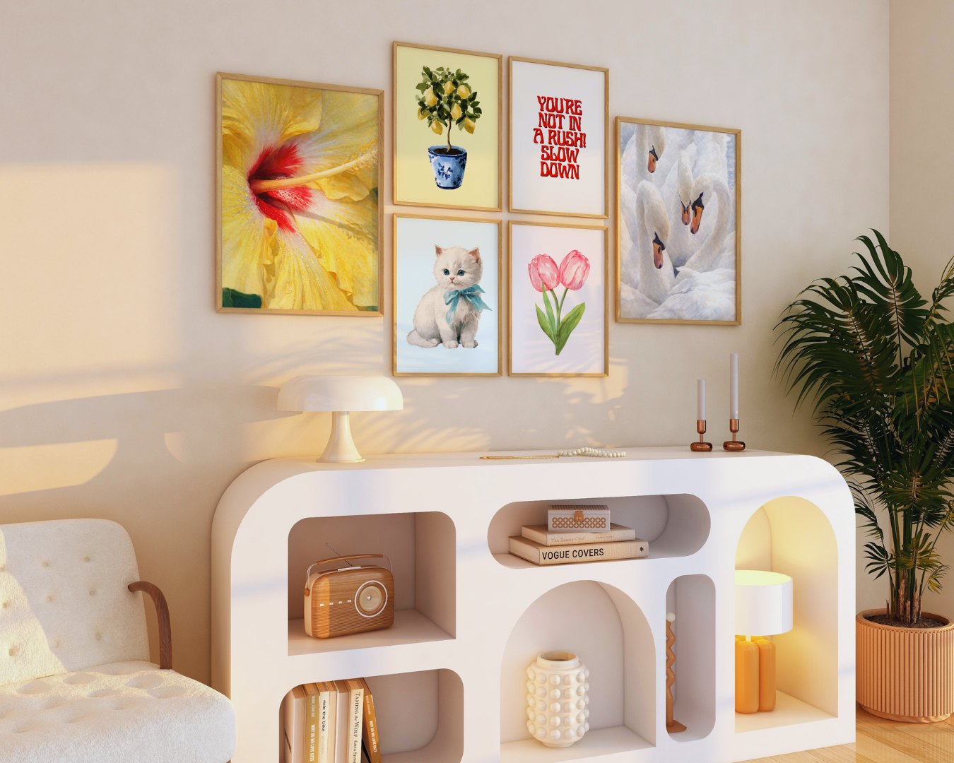 YELLOW HIBISCUS art print