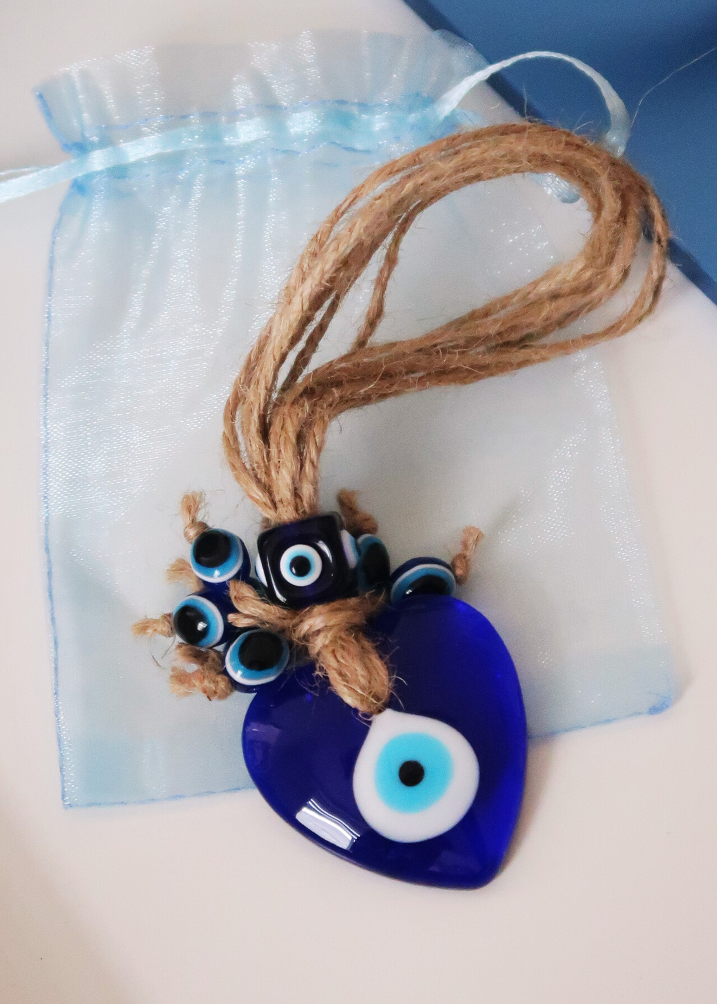 EVIL EYE SMALL HEART sklo