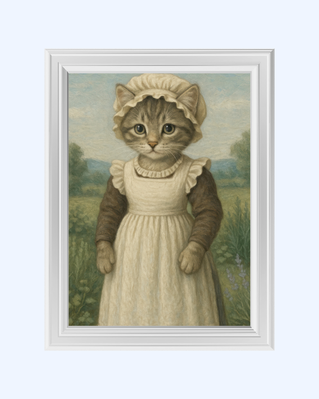 CAT MAID art print