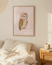 Babushka Owl art print