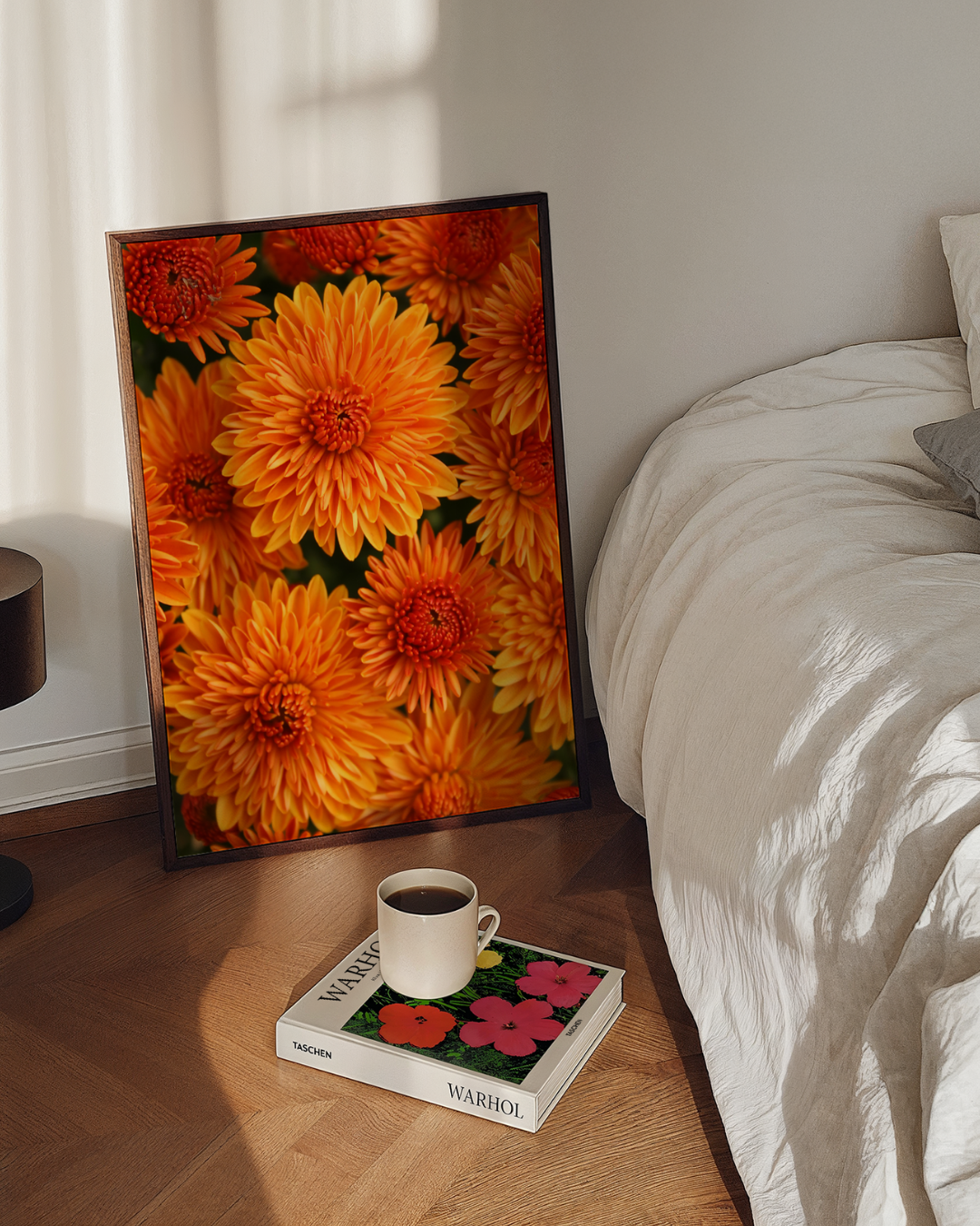 ORANGE FLOWERS art print