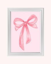 PINK BOW art print