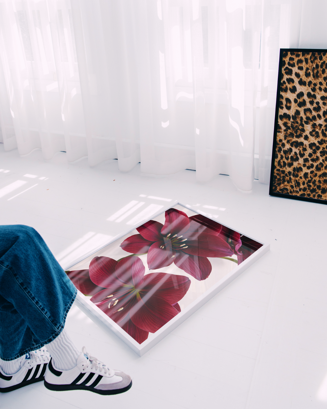 DARK FLOWERS art print