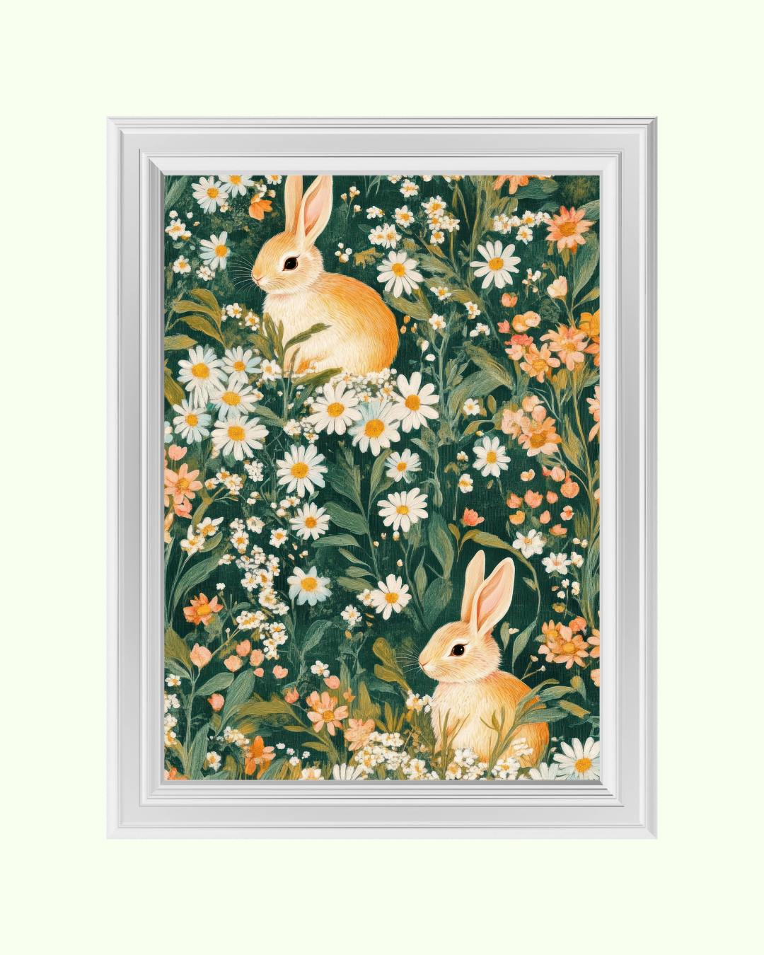 SPRING BUNNIES art print