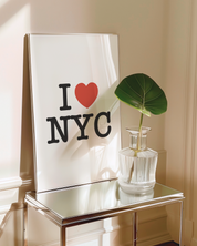 I LOVE NYC art print