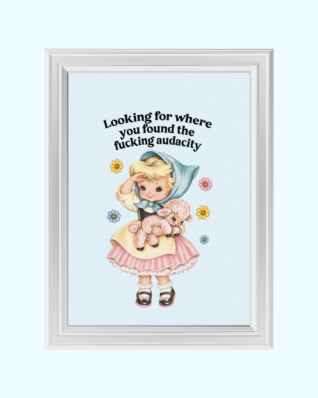 THE AUDACITY art print