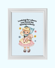THE AUDACITY art print