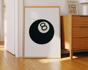 LUCKY EIGHT art print
