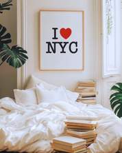 I LOVE NYC art print