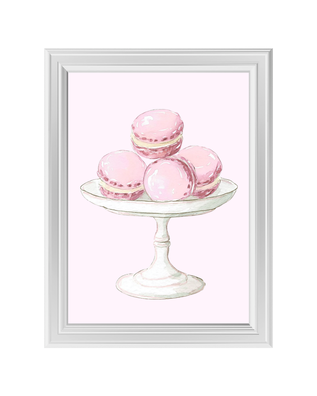 PINK MACARONS art print