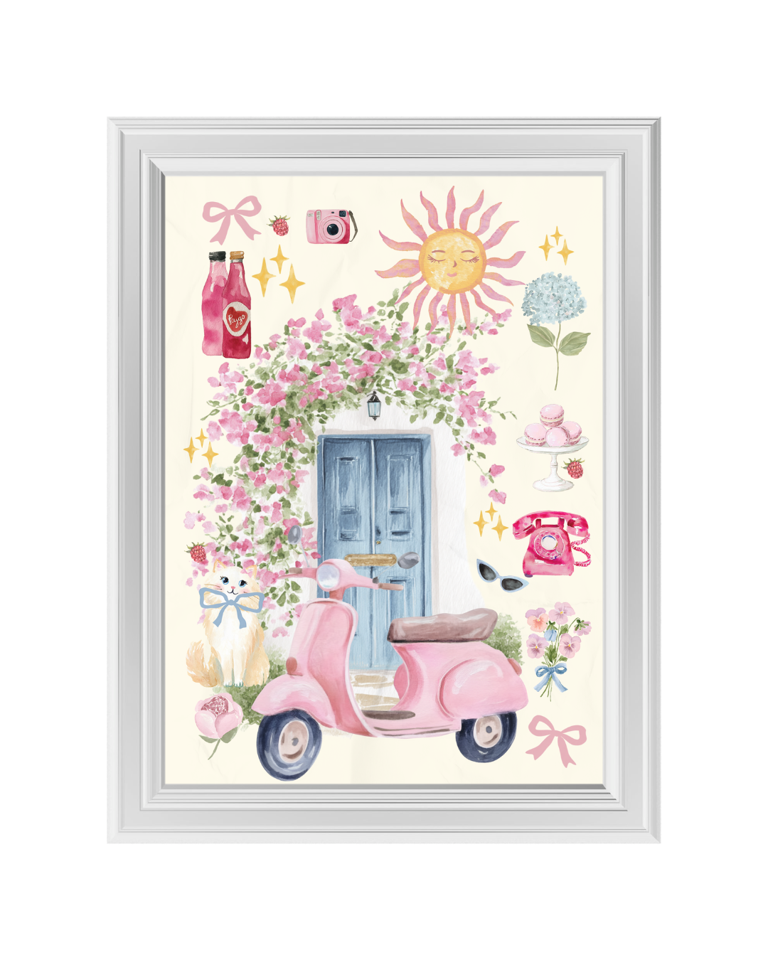 WHIMSICAL SUMMER art print