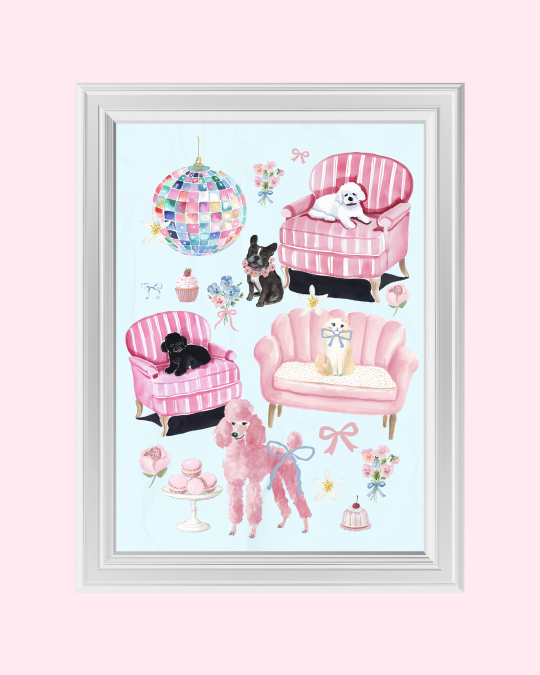 WHIMSI PET HOUSE art print