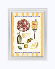 ITALIAN FOOD art print