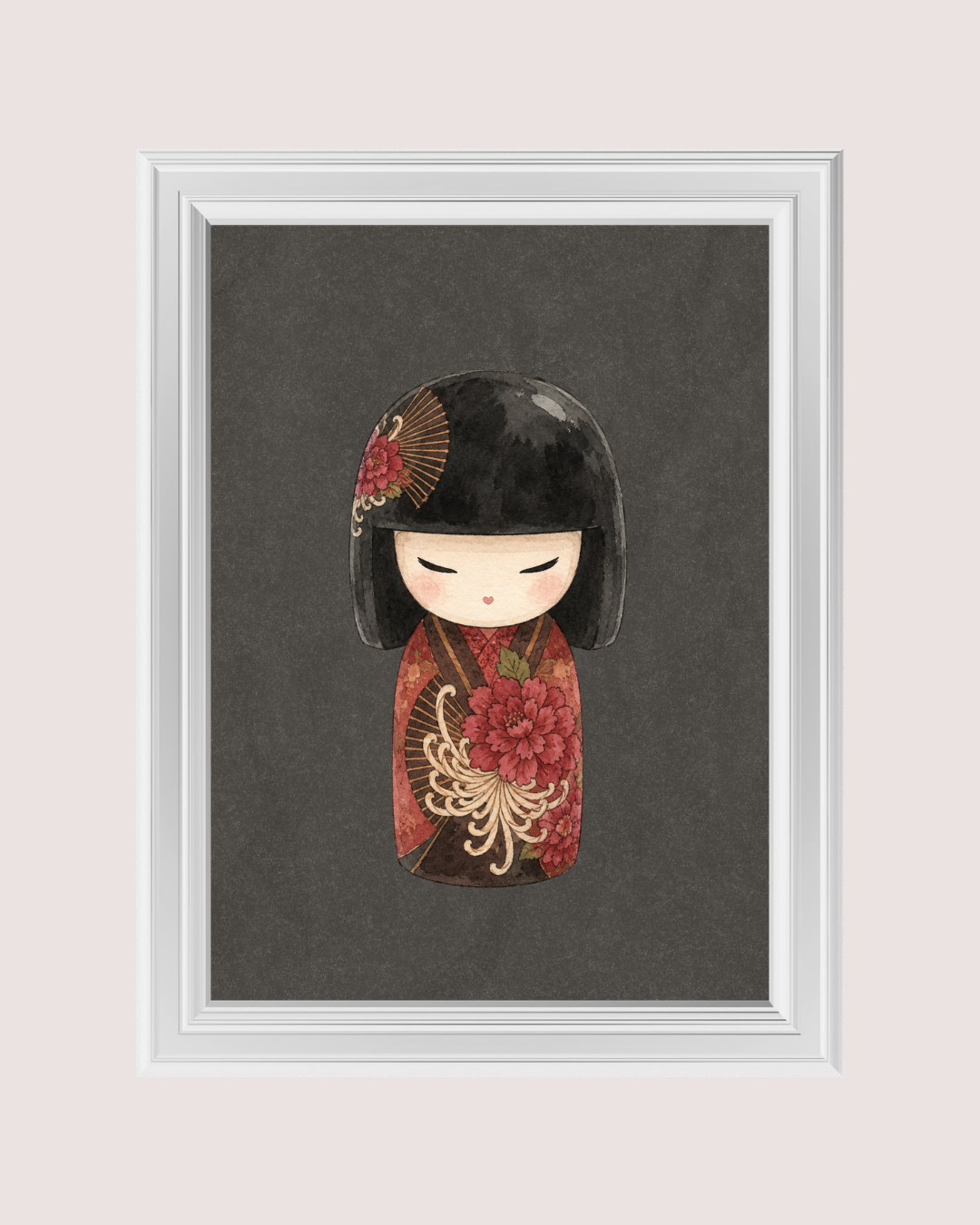 Japanese Doll art print