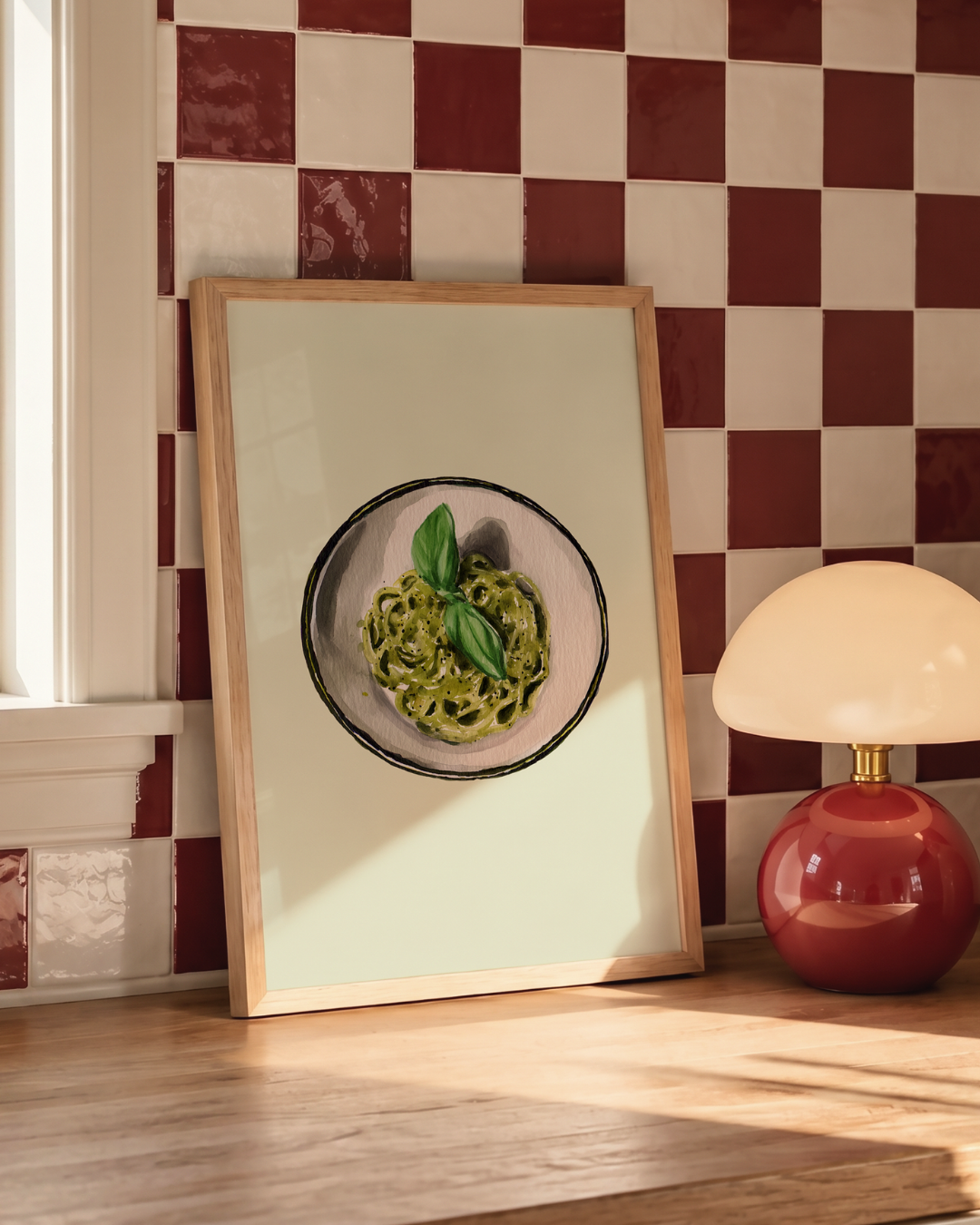 Pesto Pasta art print