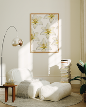 IVORY LILLIES art print