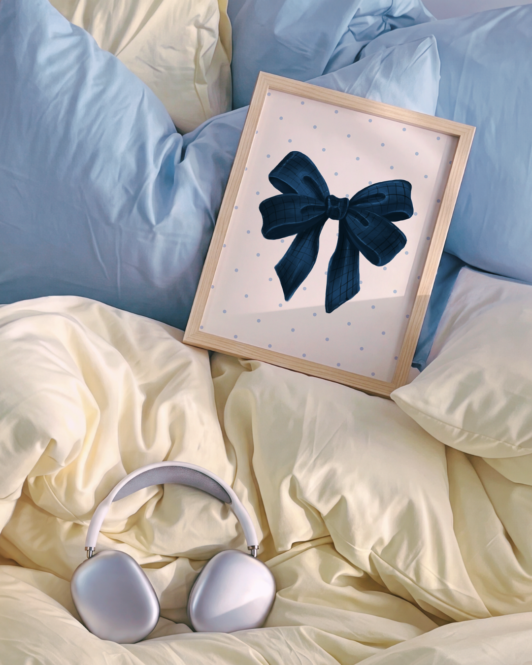 POLKA BOW art print