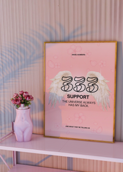 333 SUPPORT art print