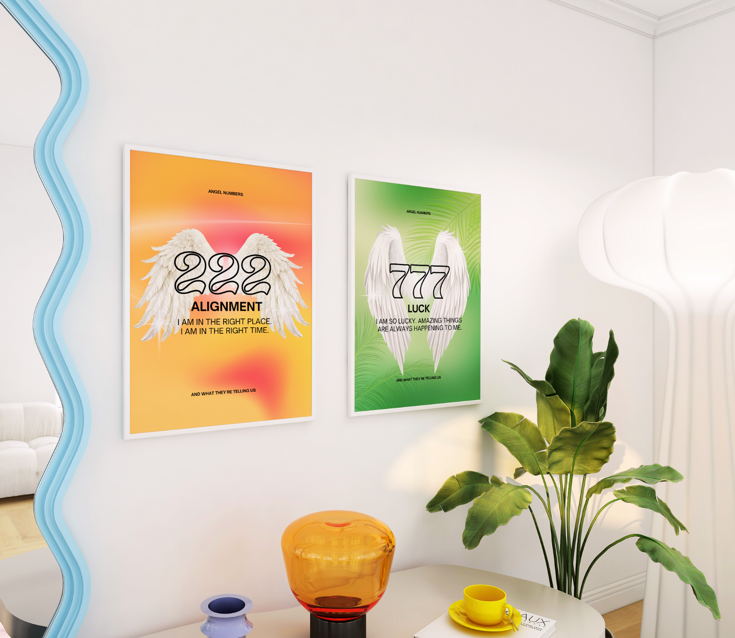 777 LUCK art print