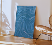 SPILLED BLUE art print