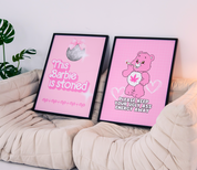 KEEP YOUR UGLY ASS ENERGY AWAY art print