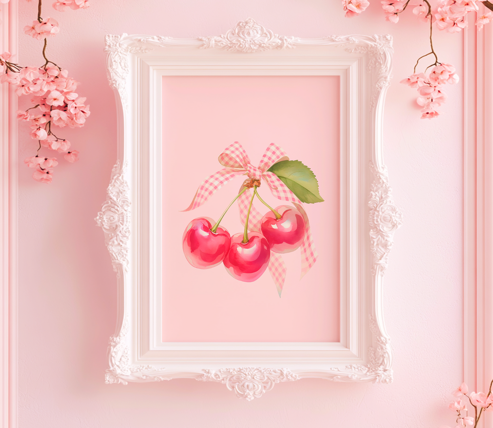 COQUETTE CHERRY art print