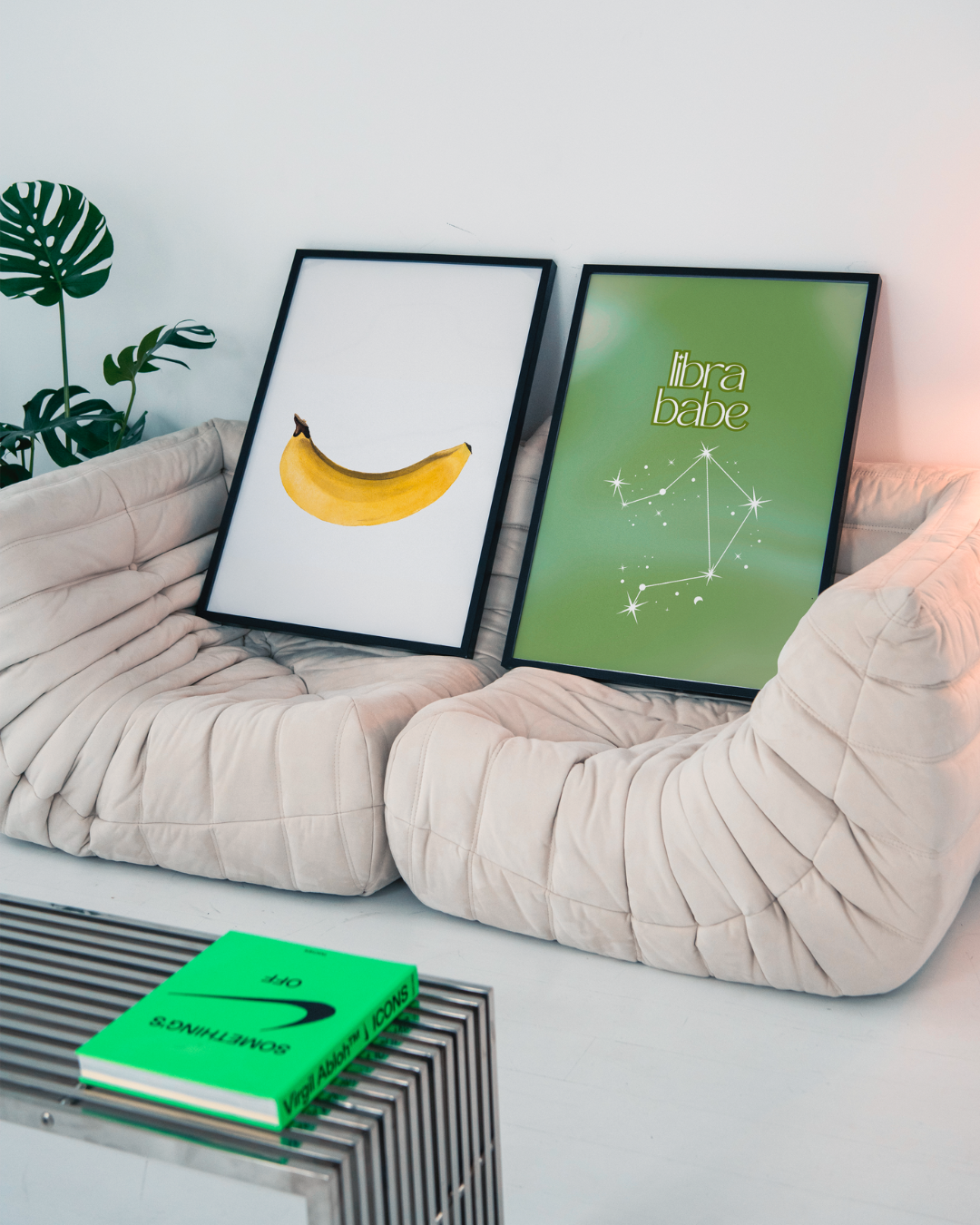 ONE BANANA art print