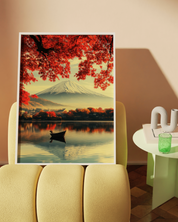 FUJI IN FALL art print