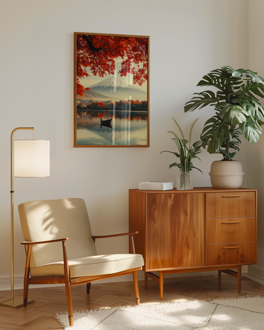 FUJI IN FALL art print