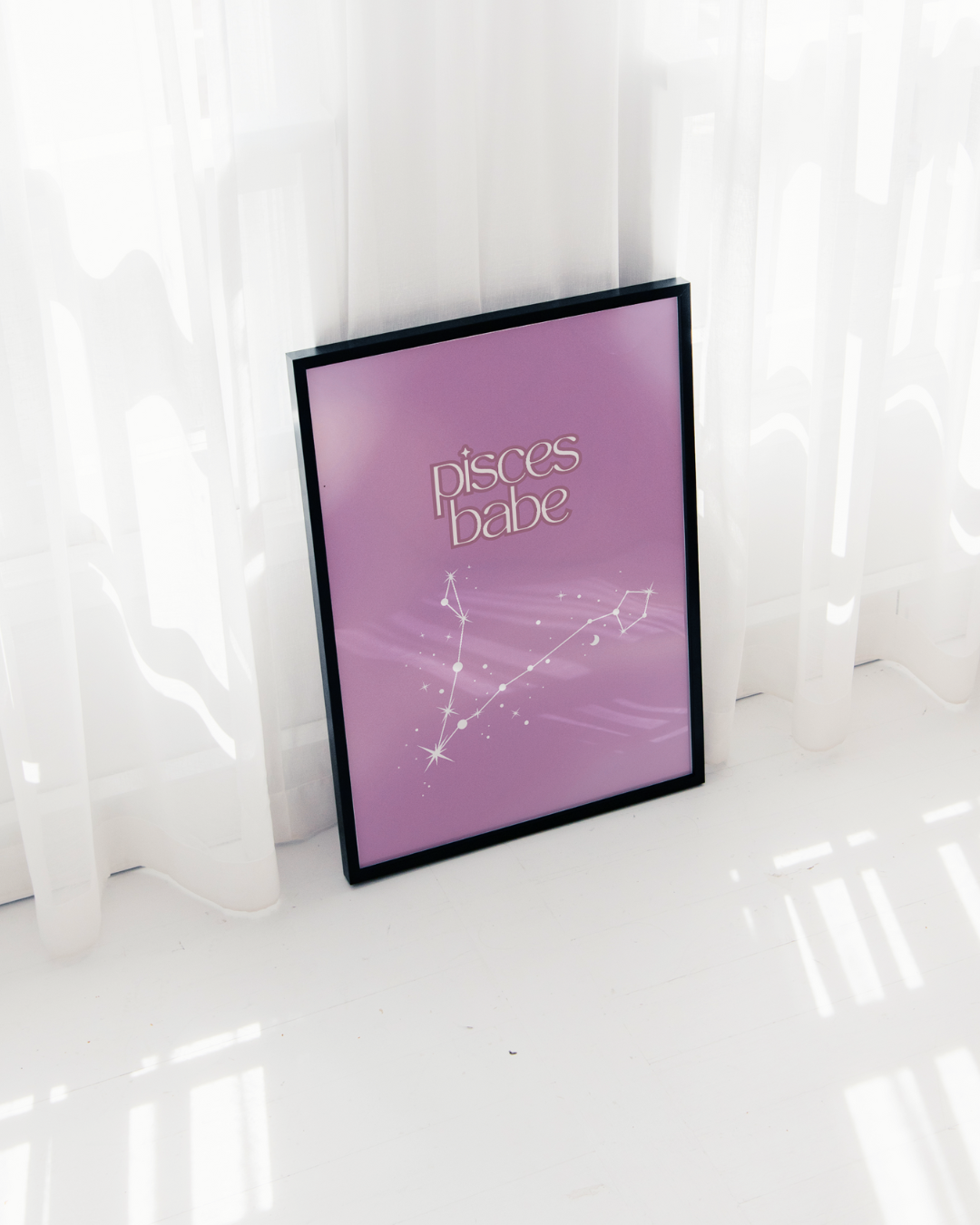 PISCES BABE art print