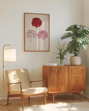 FLOWER TRIO art print