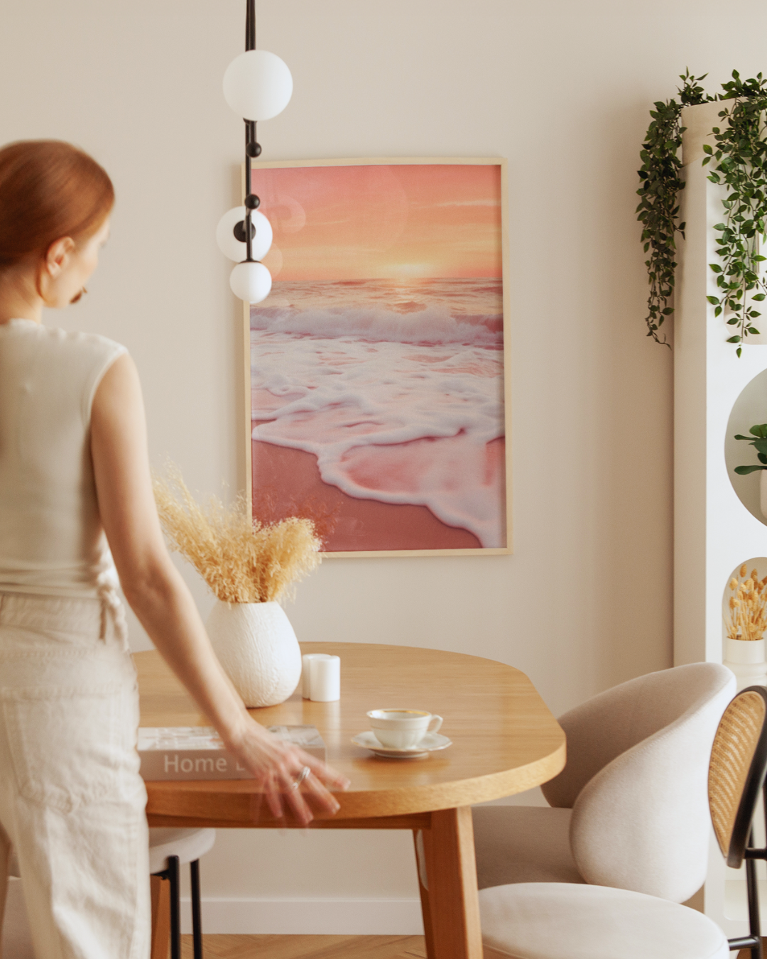 PINK BEACH art print