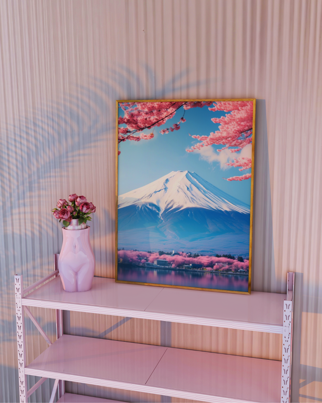 FUJI IN SPRING art print