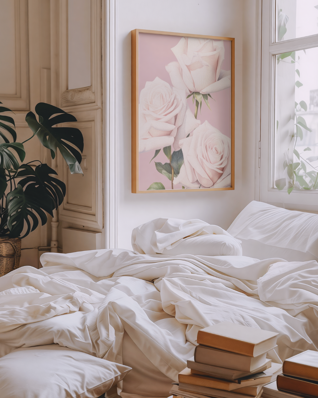 PINK ROSES art print