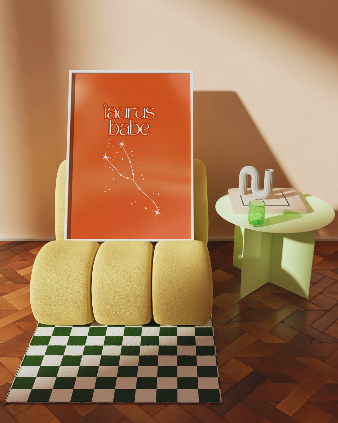 TAURUS BABE art print