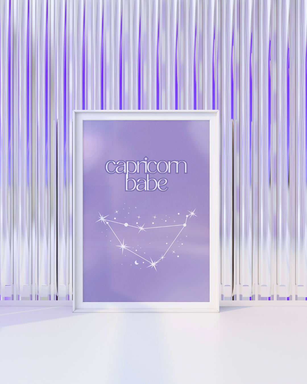 CAPRICORN BABE art print