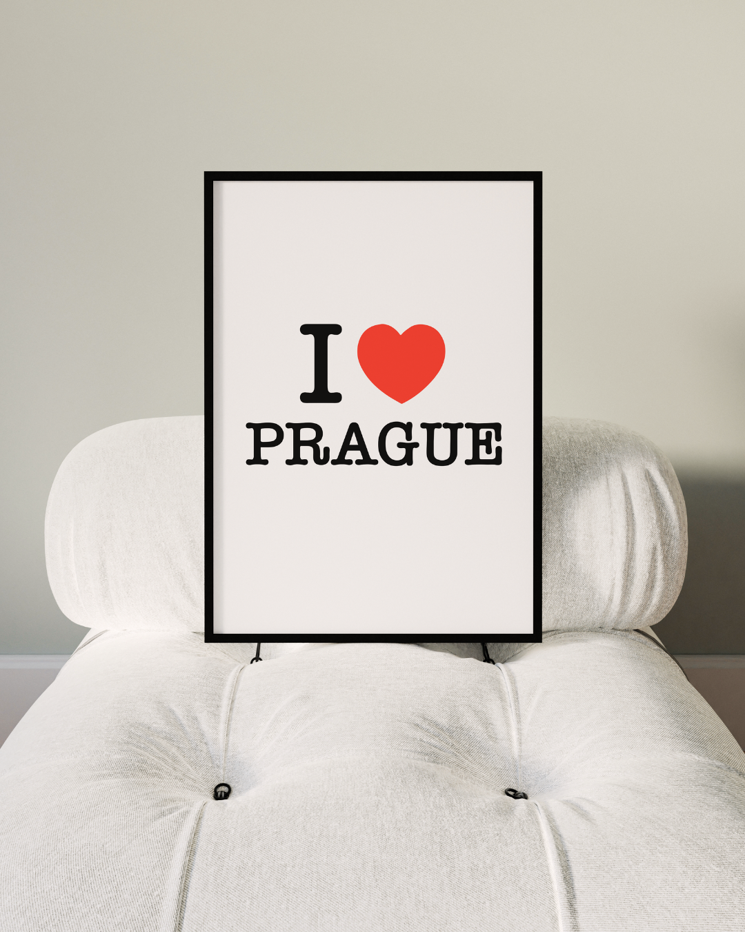 I LOVE PRAGUE art print