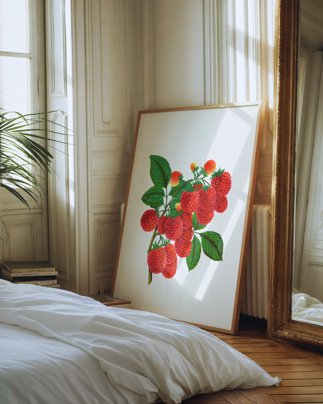 RASPBERRIES art print