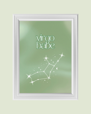 VIRGO BABE art print