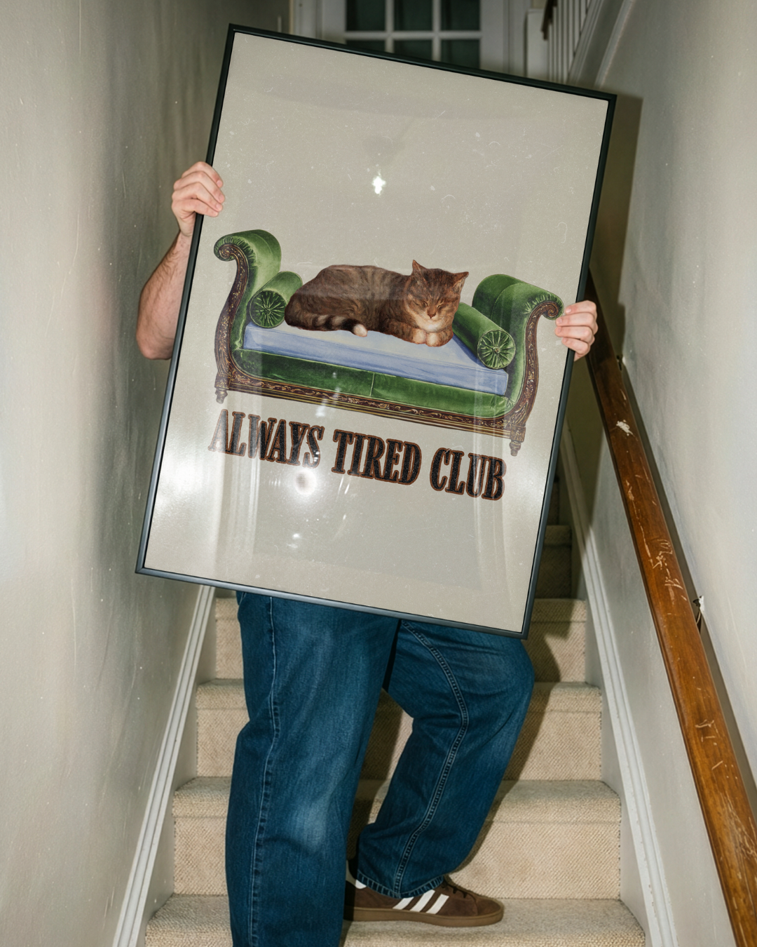 ALWAYS TIRED CLUB art print