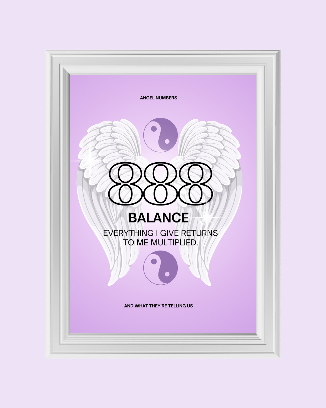 888 BALANCE art print