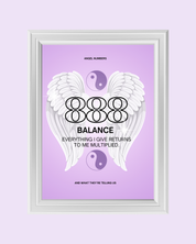 888 BALANCE art print