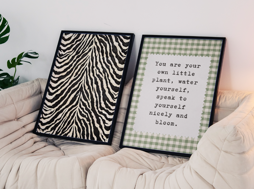 ZEBRA PRINT art print