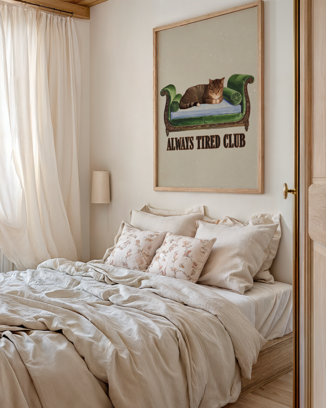 ALWAYS TIRED CLUB art print