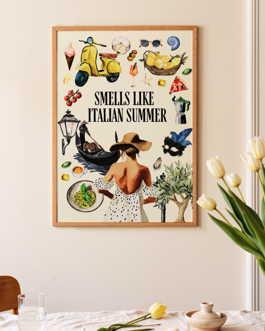 SMELLS LIKE ITALIAN SUMMER art print