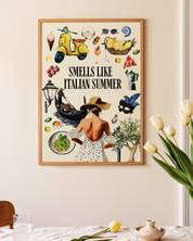 SMELLS LIKE ITALIAN SUMMER art print