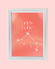 ARIES BABE art print