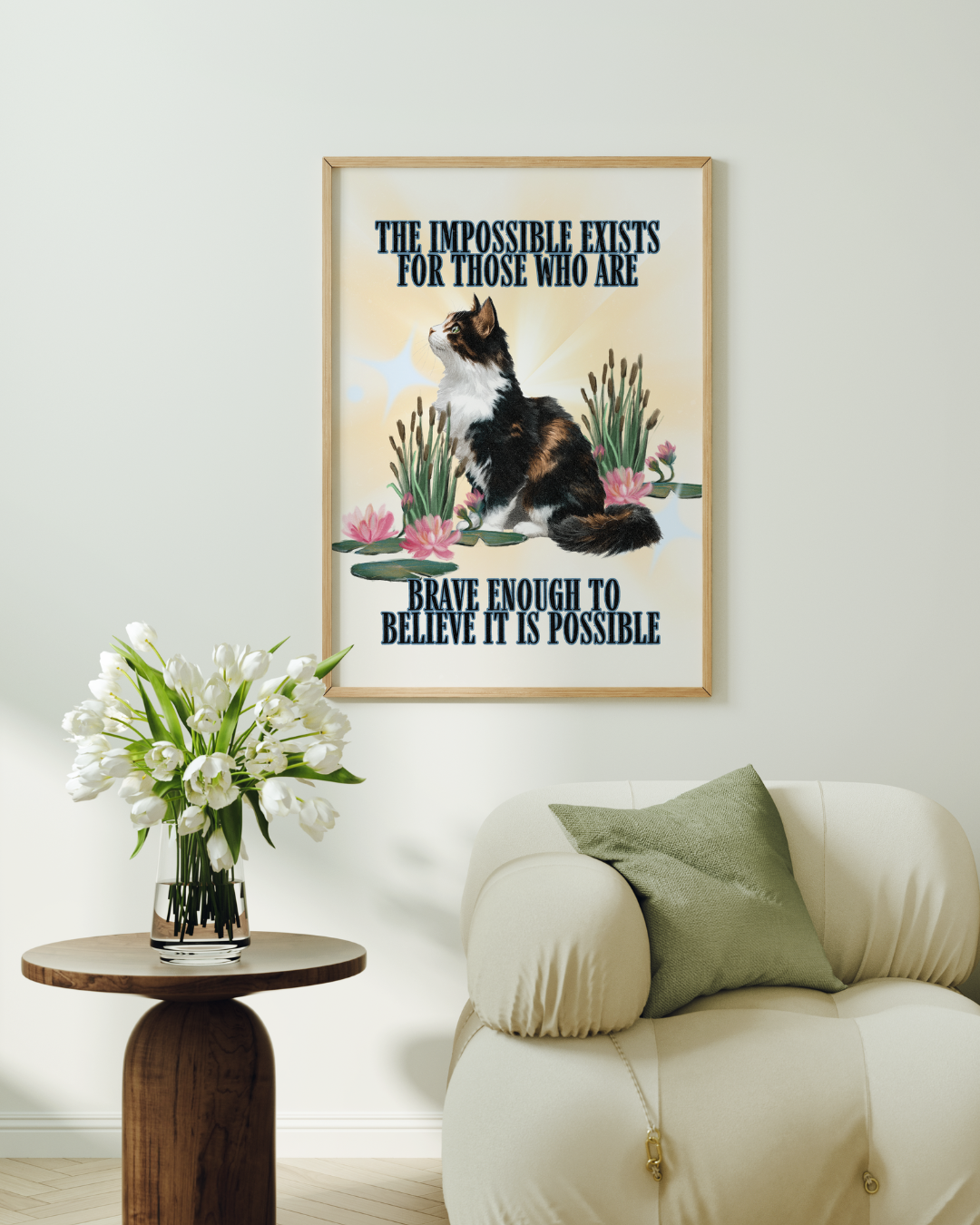 THE IMPOSSIBLE EXISTS art print